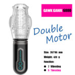 Gawk Gawk 6000 Double Egg Vibrators Male Masturbation Cup